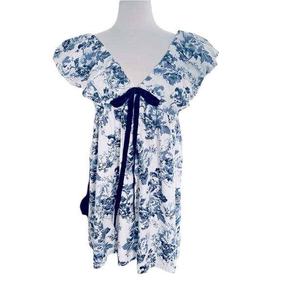 o.p.t. Didi Dress Blue Size Medium NWT - Picture 5 of 10